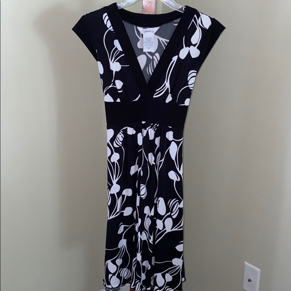 Black and White Dress